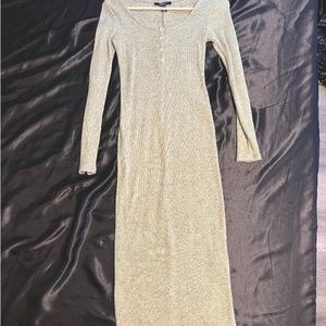 💜4 for $10💜 Forever 21 small olive green knit/sweater dress